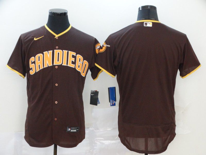 Men San Diego Padres Blank brown Nike Elite MLB Jerseys